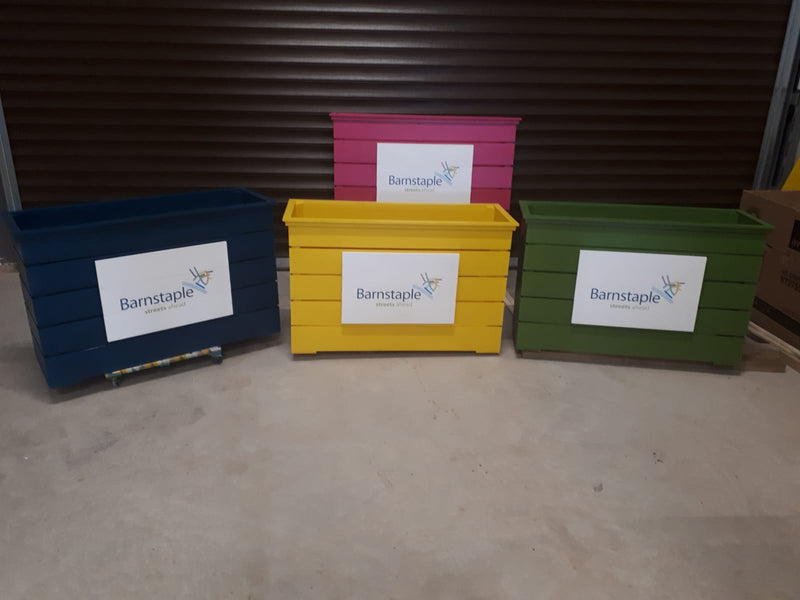 Branded Wooden Premium Cafe Planter