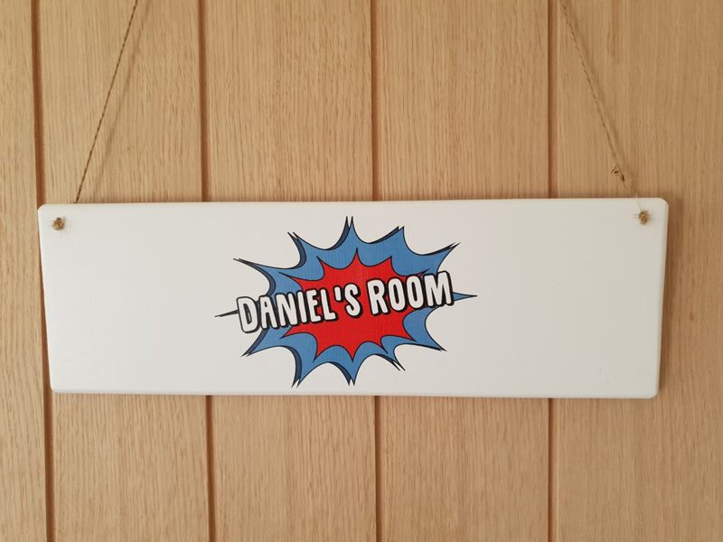Personalised Wooden Hanging Sign