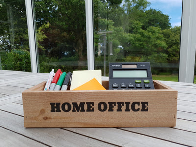 Personalised Wooden Desk Tidy