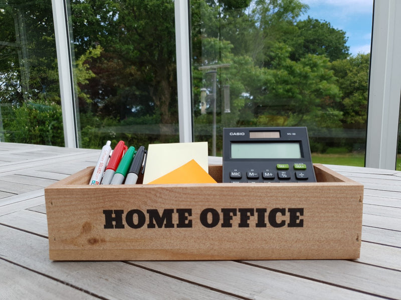 Personalised Wooden Desk Tidy