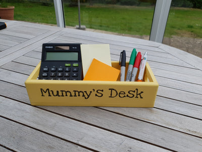 Personalised Wooden Desk Tidy