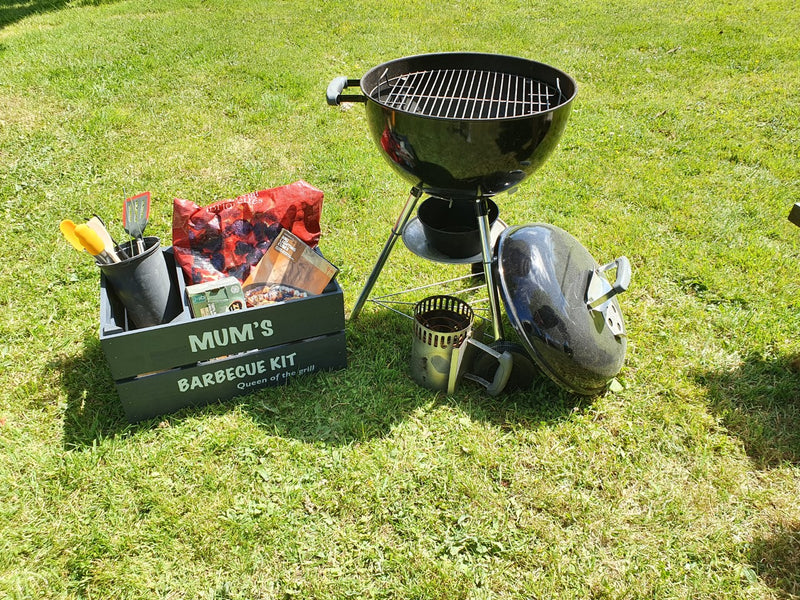 Personalised wooden Barbecue Crate