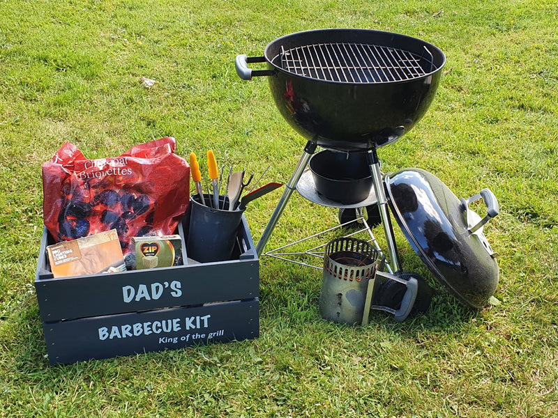 Personalised wooden Barbecue Crate