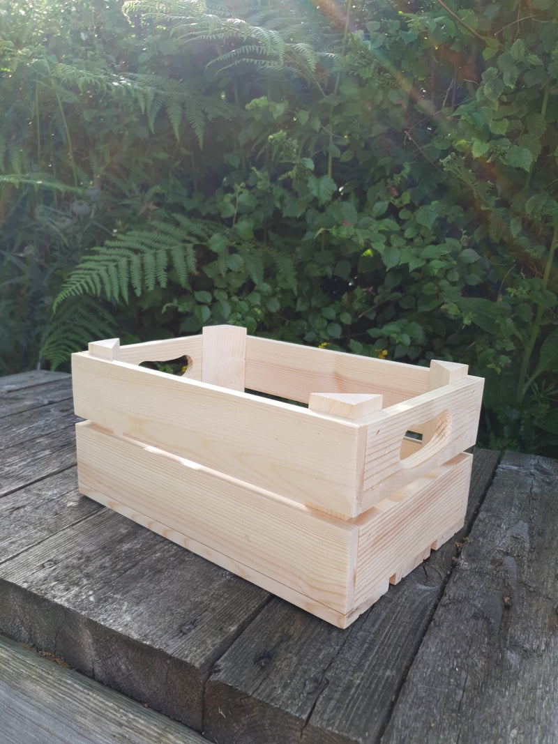 Small personalised Garden Planter Crate