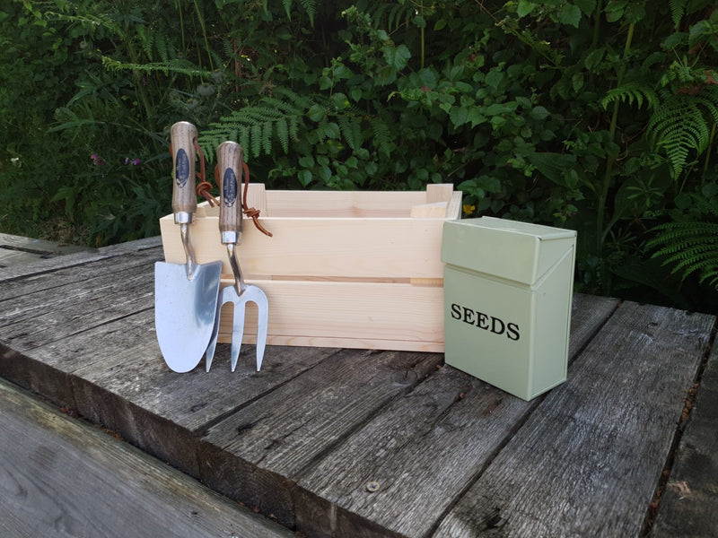 Small personalised Garden Planter Crate