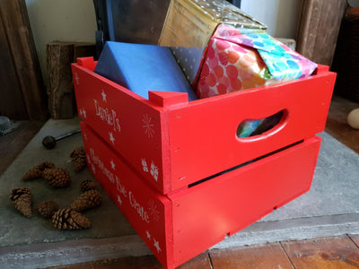Personalised Wooden Christmas Eve Crate