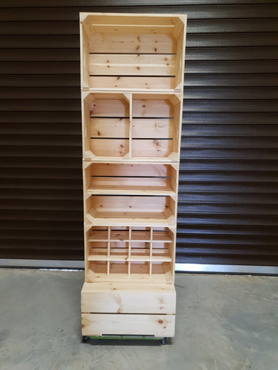 Vertical Wooden Crate divider