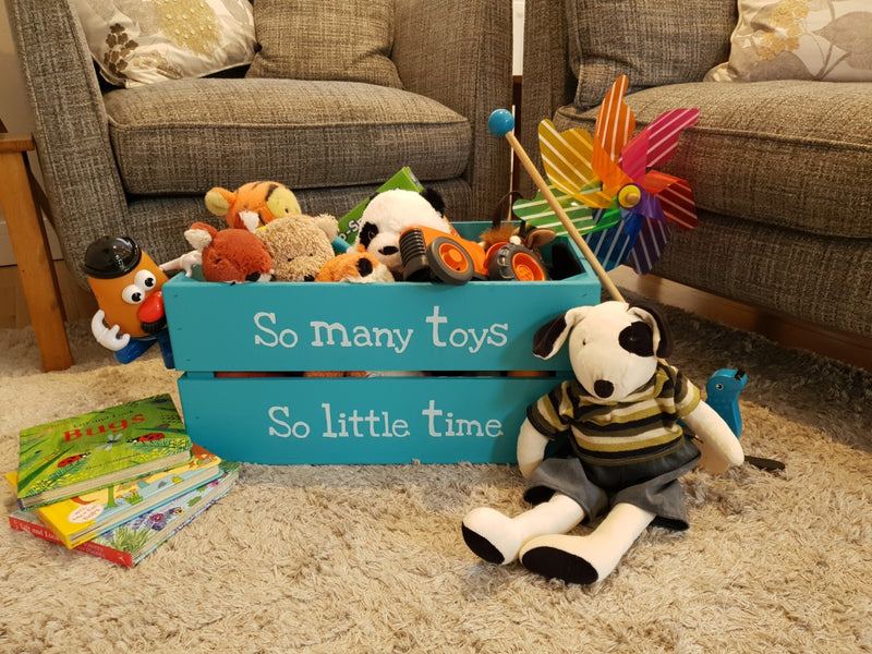 Personalised Wooden Toy Storage Box