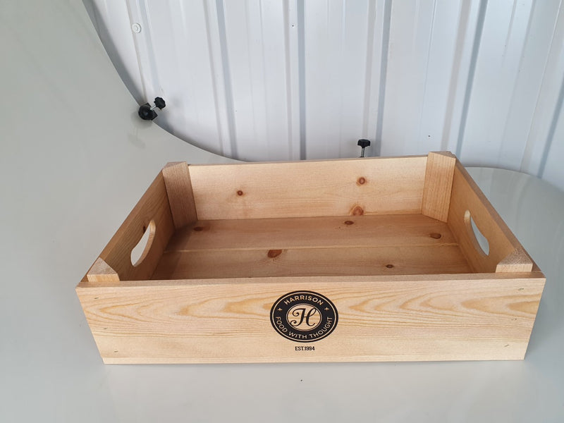 Personalised half crate